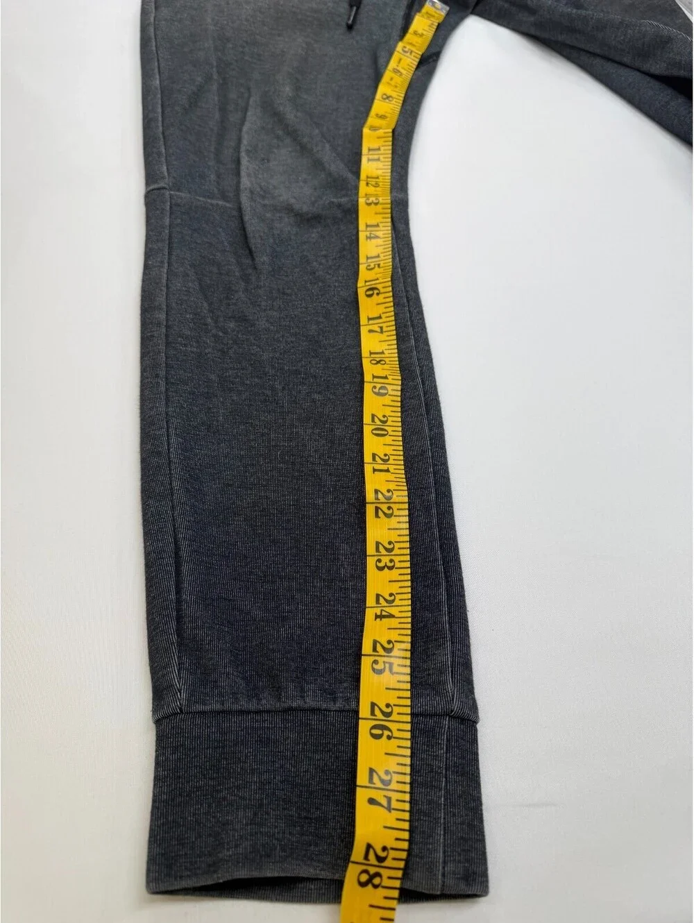 Armani Exchange Men's Sweatpants Drawstring Zip Pocket Solid Size S Gray